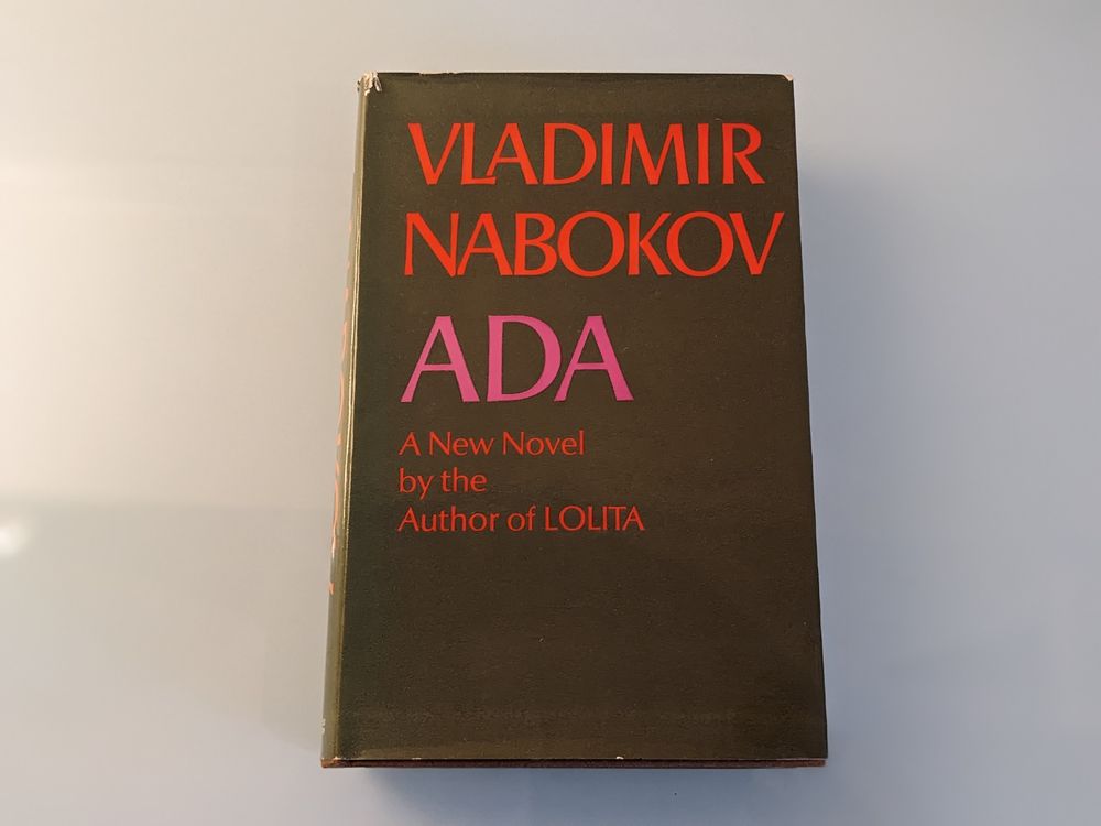Vladimir Nabokov’s Ada in its dust-jacket
